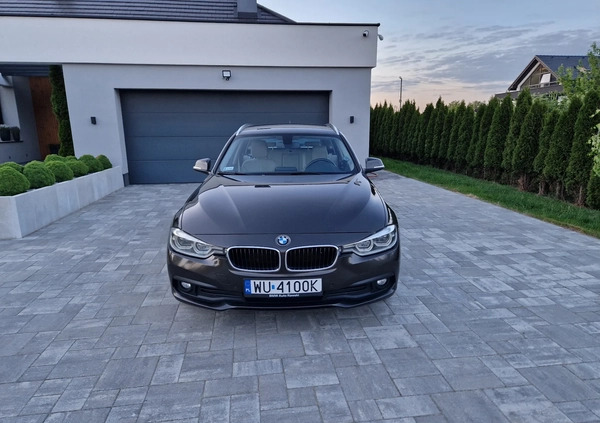 BMW Seria 3 cena 49900 przebieg: 270000, rok produkcji 2015 z Warszawa małe 67